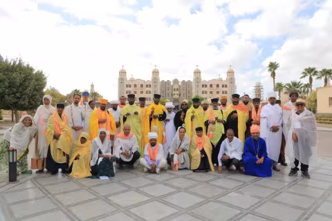 Church Fathers visiting Egypt Monasteries  